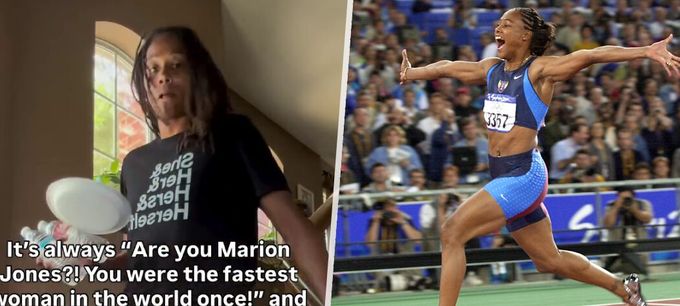 Sprinterská šampionka Jonesová: Sotva sejde schody Sprinterská šampionka Jonesová: Sotva sejde schody