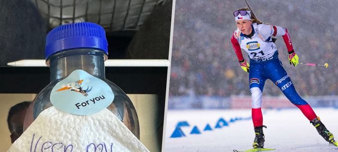 Biatlonistka Davidová při přesunu do Francie: překvapivý vzkaz od letušky Biatlonistka Davidová při přesunu do Francie: překvapivý vzkaz od letušky