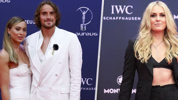 Sportovní předávání cen a sportovci v gala