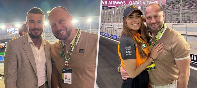 Majitel Litvínova Šlégr s manželkou v sedmém nebi při F1