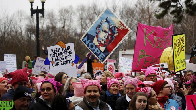 Pochod za práva žen ve Washingtonu