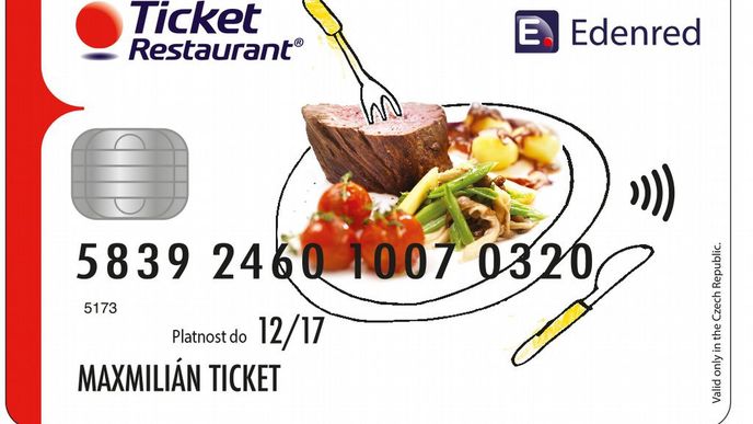 Společnost Edenred spouští Ticket Restaurant Card