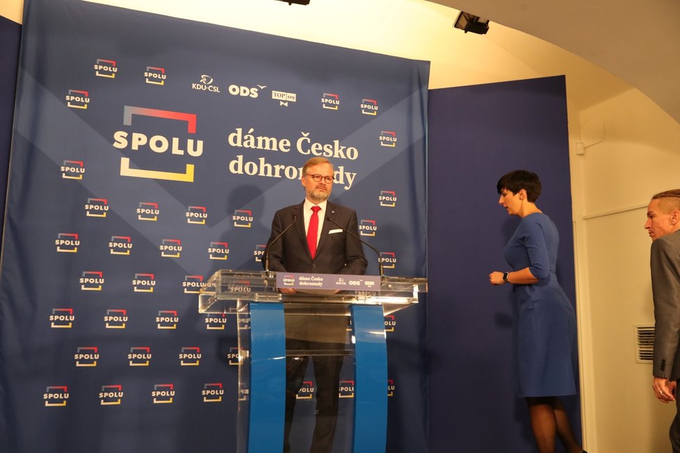 Volby do Sněmovny 2021: Jednání vítězné SPOLU a PirSTAN (9. 10. 2021)