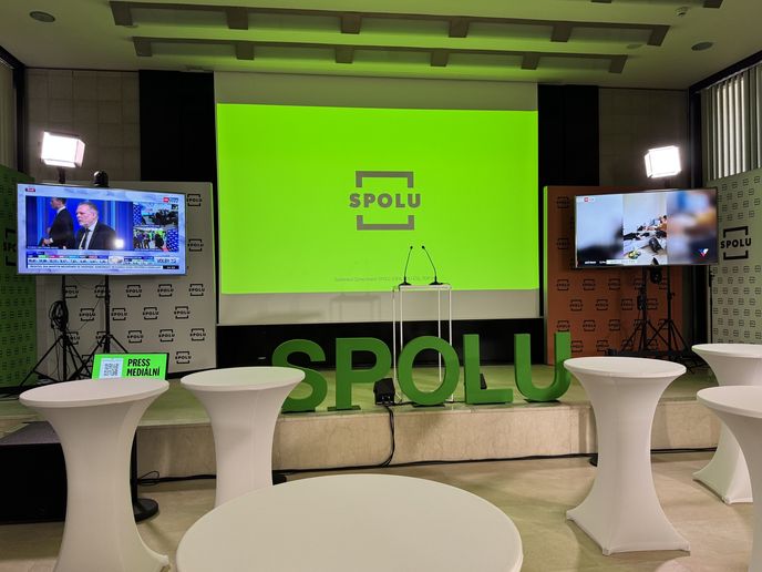 Volební štáb SPOLU. Volební štáb SPOLU.