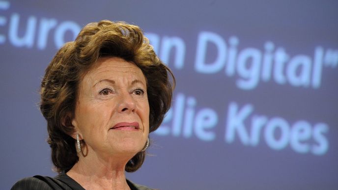 Eurokomisařka pro digitální agendu Neelie Kroes.