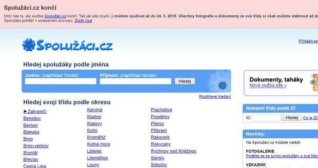 Spolužáci.cz končí. Zlomila jim vaz nová směrnice EU a sociální sítě