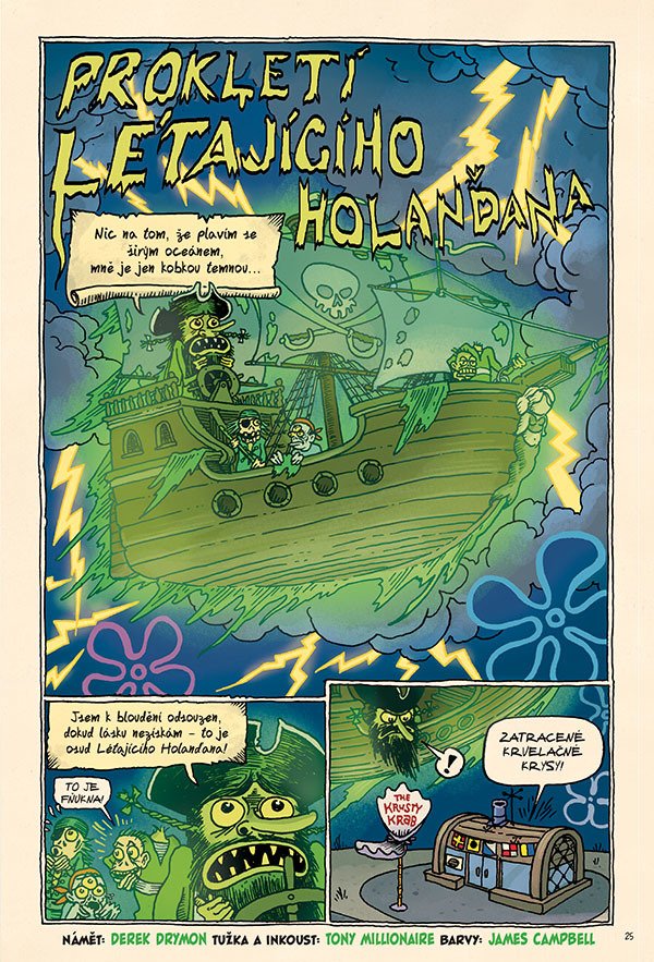 Komiks SpongeBob: Truhla pokladů je stejně ulítlý jako oblíbený televizní seriál