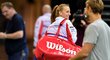 Petra Kvitová opouští český trénink před finále Fed Cupu