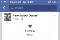 Třetí hvězdná svatba dne: První máj nalákal i houslistu Šporcla