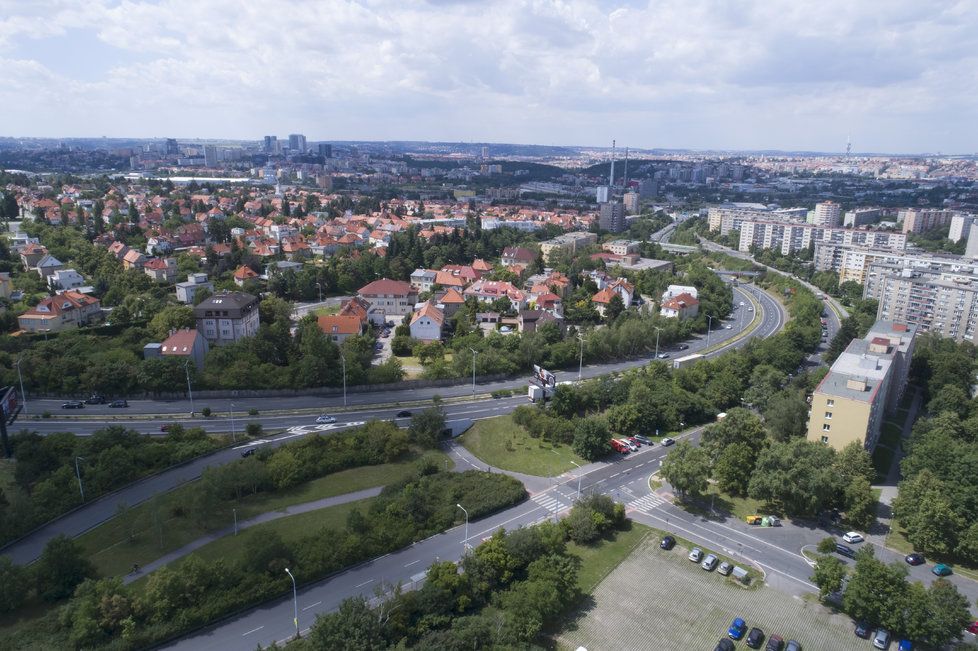 Stávající vzhled Spořilovské spojky