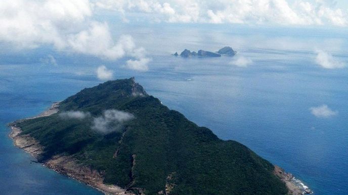 Sporné souostroví Senkaku ve Východočínském moři