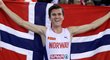Norský běžec Jakob Ingebrigtsen se stal nejmladším halovým mistrem Evropy