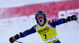 Hectorová si v obřím slalomu v Kranjské Goře dojela pro třetí triumf v SP