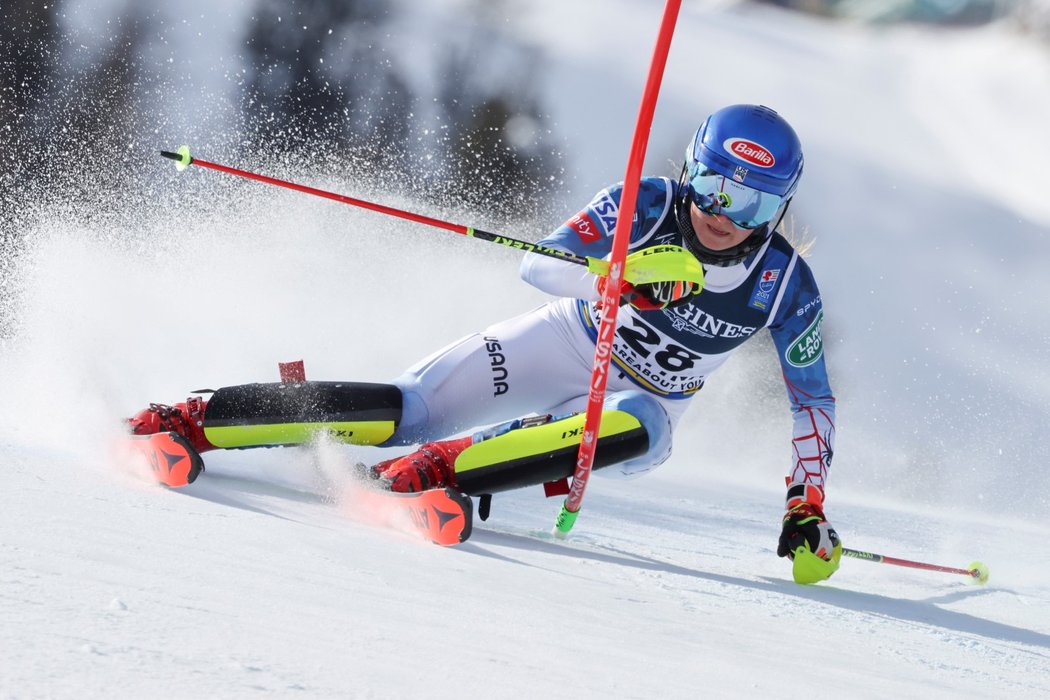 Američanka Mikaela Shiffrinová vybojovala v kombinaci na mistrovství světa zlato