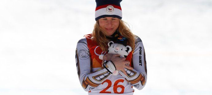 Gratulace, Ester! Česká lyžařka je v Koreji jedničkou na Super-G