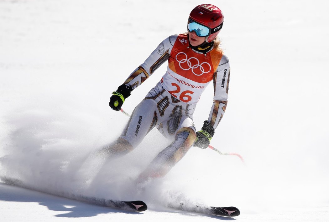 Tohle je královna Super-G v Pchjongčchangu - Ester Ledecká