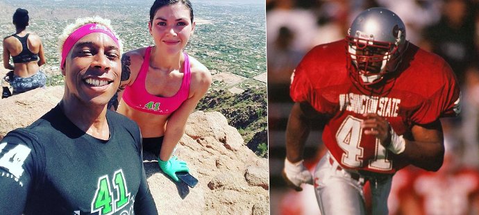 Bývalý hráč amerického fotbalu Anthony McClanahan s manželkou Keri, kterou měl podle policistů brutálně zavraždit...
