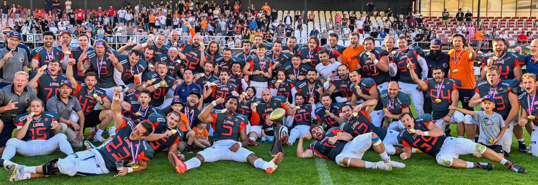 Prague Lions slaví triumf v Czech Bowlu po třech letech