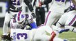 Damar Hamlin z Buffalo Bills zkolaboval, je v kritickém stavu