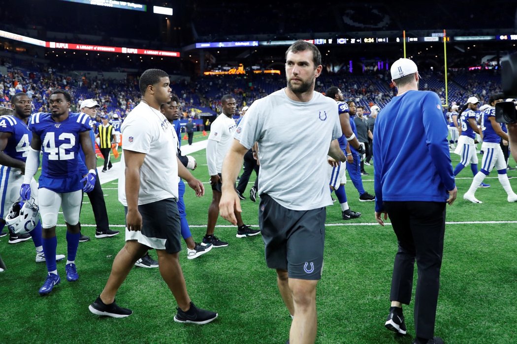 Andrew Luck po zápase Colts s Chicagem potvrdil, že končí kariéru