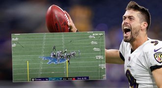 Jak je důležité mít kickera: rekordní field goal z vlastní půlky rozhodl zápas