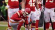 Hvězdný Patrick Mahomes se zranil, Kansas vydřel postup i bez něj