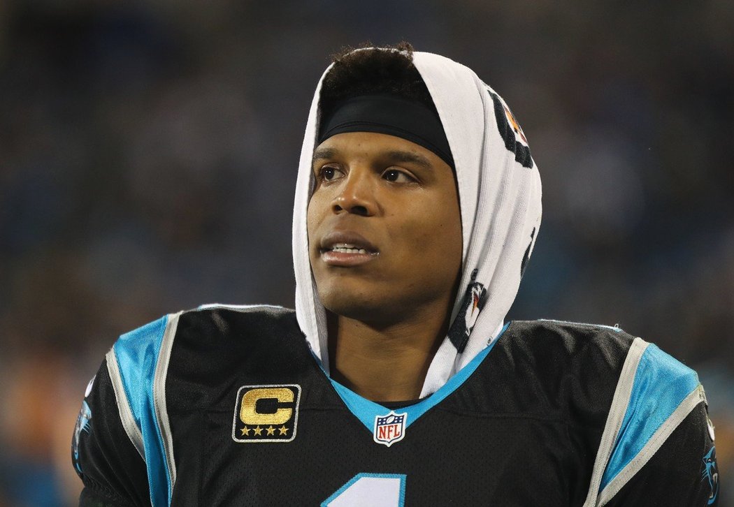 Cam Newton, hvězda týmu Carolina Panthers