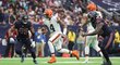 Vybučený Deshaun Watson odjížděl z Houstonu bez jediného touchdownu, přesto s vítězstvím