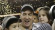 Peyton Manning se raduje se zisku svého druhé Super Bowlu se svými dětmi