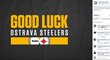 Slavný tým Pittsburgh Steelers popřál ostravským jmenovcům štěstí