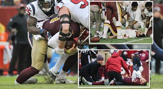 Když NFL mrazí v zádech. Hráče vyděsila zlomenina nohy po 33 letech