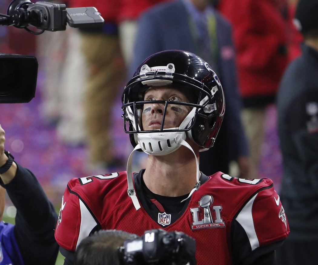 Matt Ryan vedl se svým týmem v Super Bowlu už 28:3, přesto odešel poražen