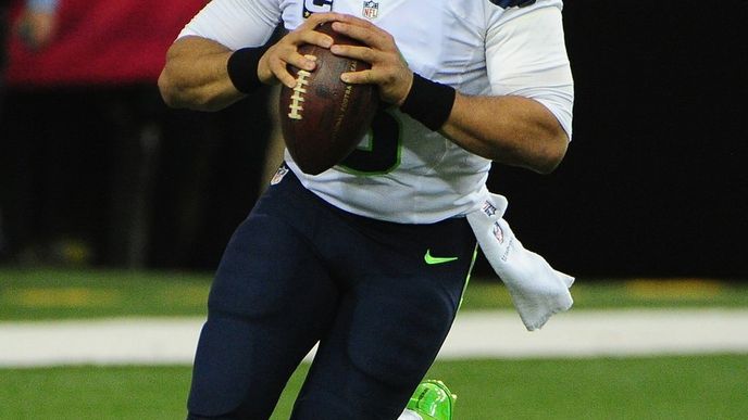 Hvězdný quarterback Seattlu Russel Wilson