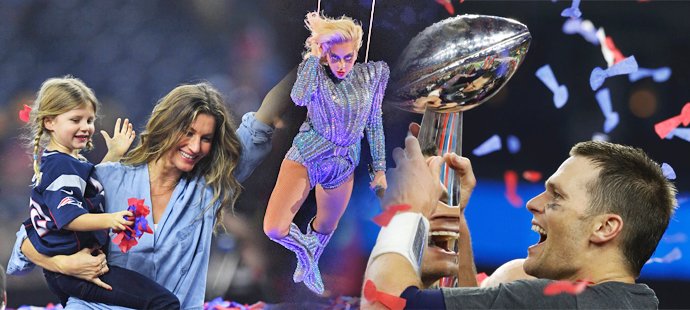 51. Super Bowl, který po úžasné bitvě ovládli New England Patriots, nabídnul úžasnou podívanou