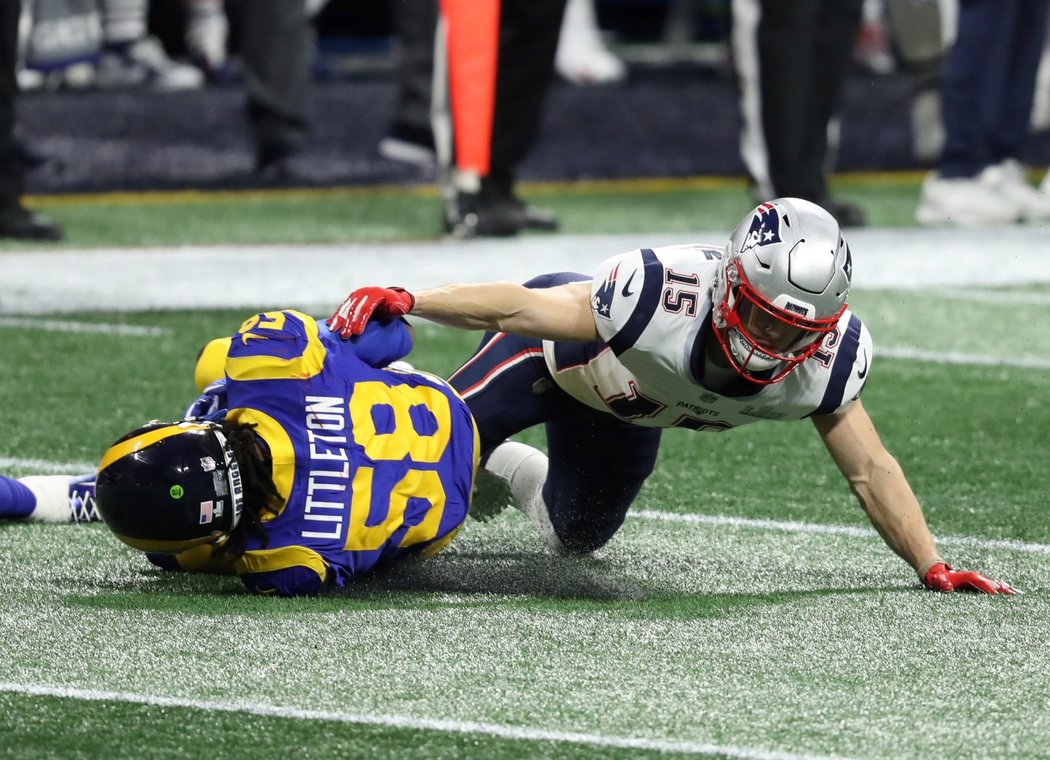 Super Bowl LIII proti sobě svedl Los Angeles Rams a New England Patriots