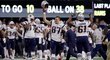 Hráči New England Patriots se radují z výhry v Super Bowlu LIII