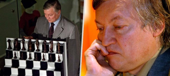 Šachový velmistr Karpov skončil po těžkém úrazu v kómatu