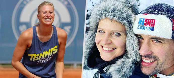 Bývalé tenistky Andrea Sestini Hlaváčková a Lucie Šafářová vyrazili s rodinami na sněhové radovánky