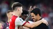 Velká radost Arsenalu z výhry nad rivalem
