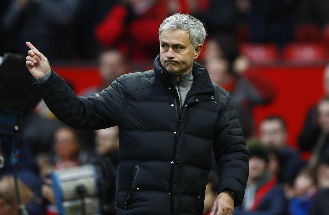 Manažer José Mourinho mohl být spokojený. Manchester United si připsal osmou soutěžní výhru za sebou.