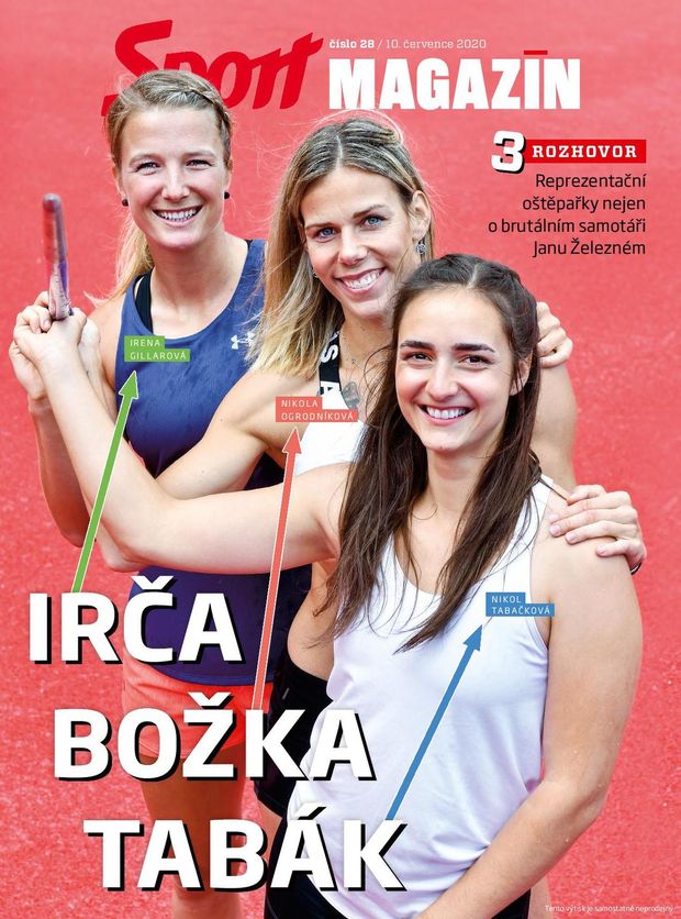 Titulní strana pátečního Sport Magazínu Titulní strana pátečního Sport Magazínu