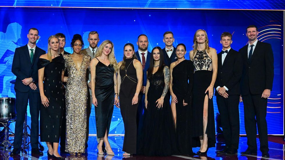 Čeští atleti na galavečeru při vyhlášení ankety Atlet roku 2025