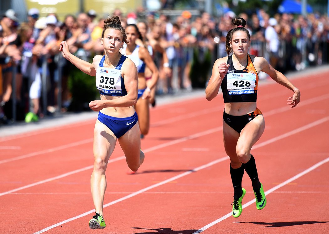 Barbora Malíková ve finiši udolala Ladu Vondrovou