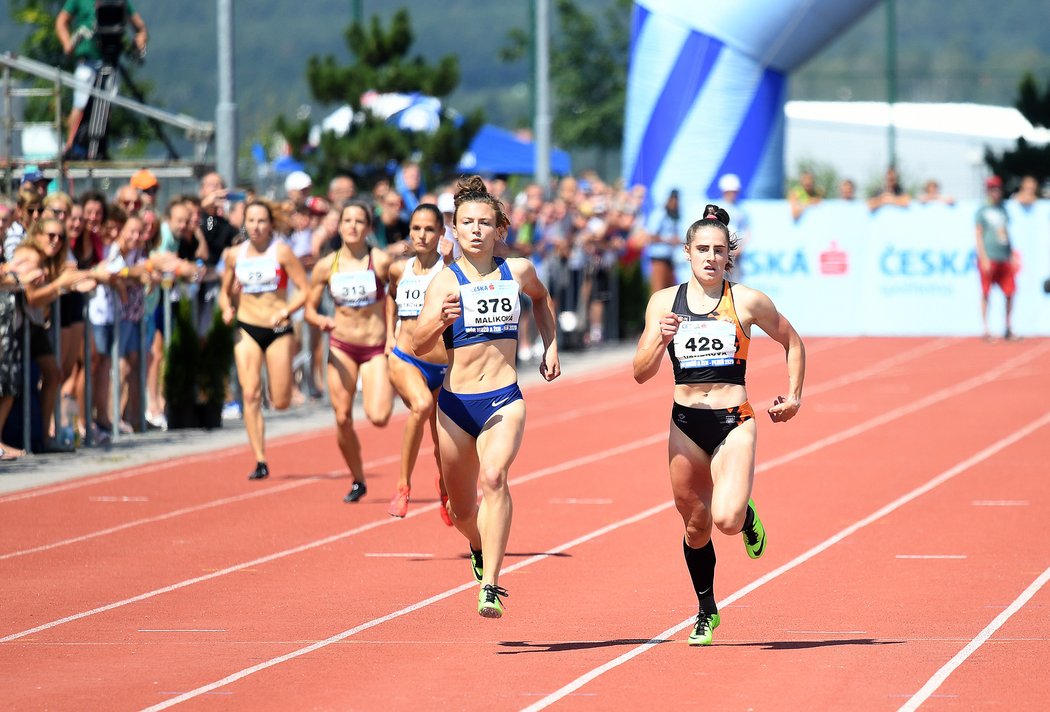 Barbora Malíková ve finiši udolala Ladu Vondrovou