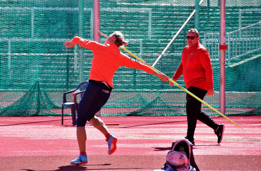 Barbora Špotáková na Julisce trénuje už týden