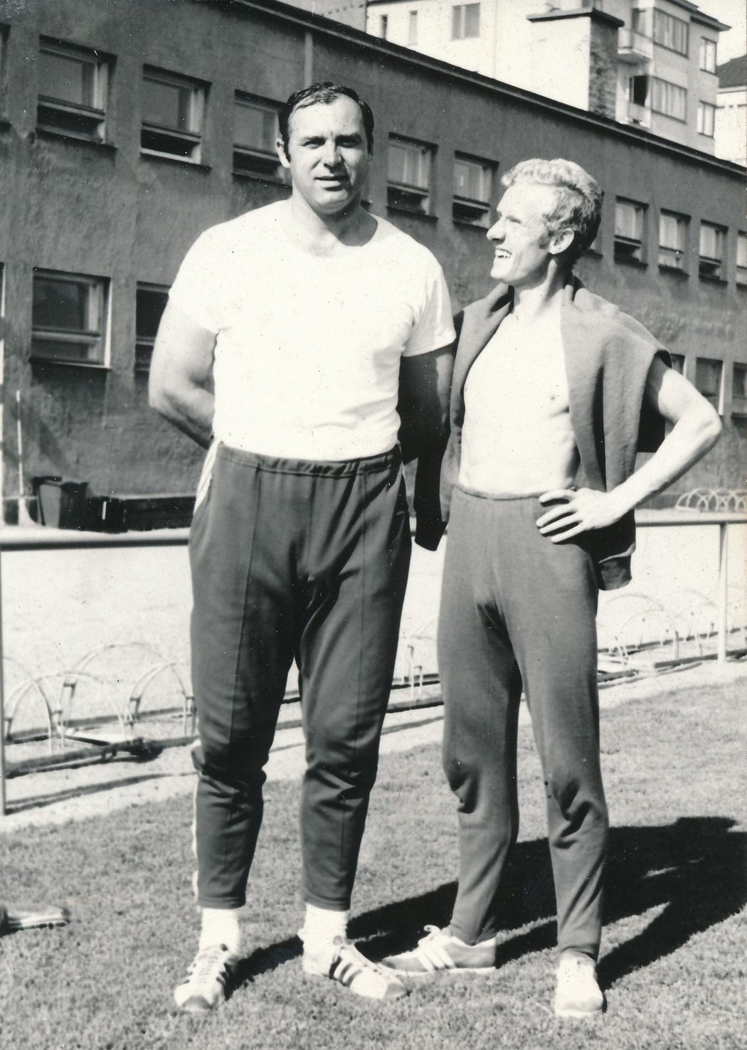 S další atletickou legendou - Luděk Bohman a Ludvík Daněk