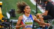 Běžkyně Sydney McLaughlinová-Levroneová během závodu