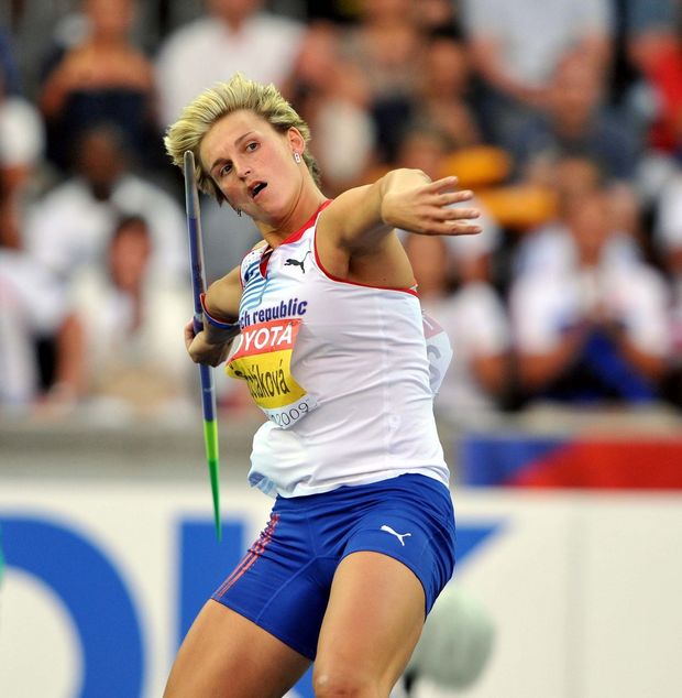 Barbora Špotáková v akci Barbora Špotáková v akci