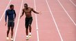 Usain Bolt při tréninku v Ostravě