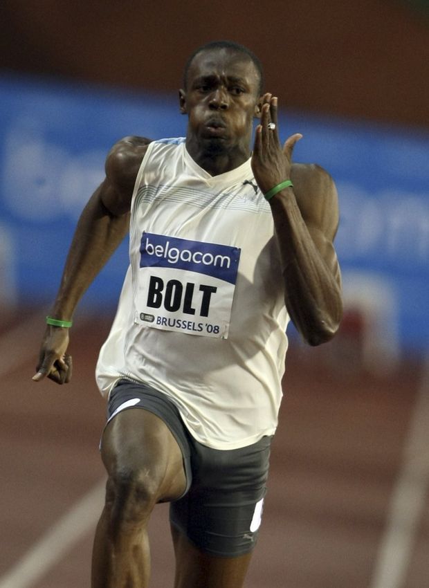 Bolt na stovce opět neměl konkurencI Bolt na stovce opět neměl konkurencI